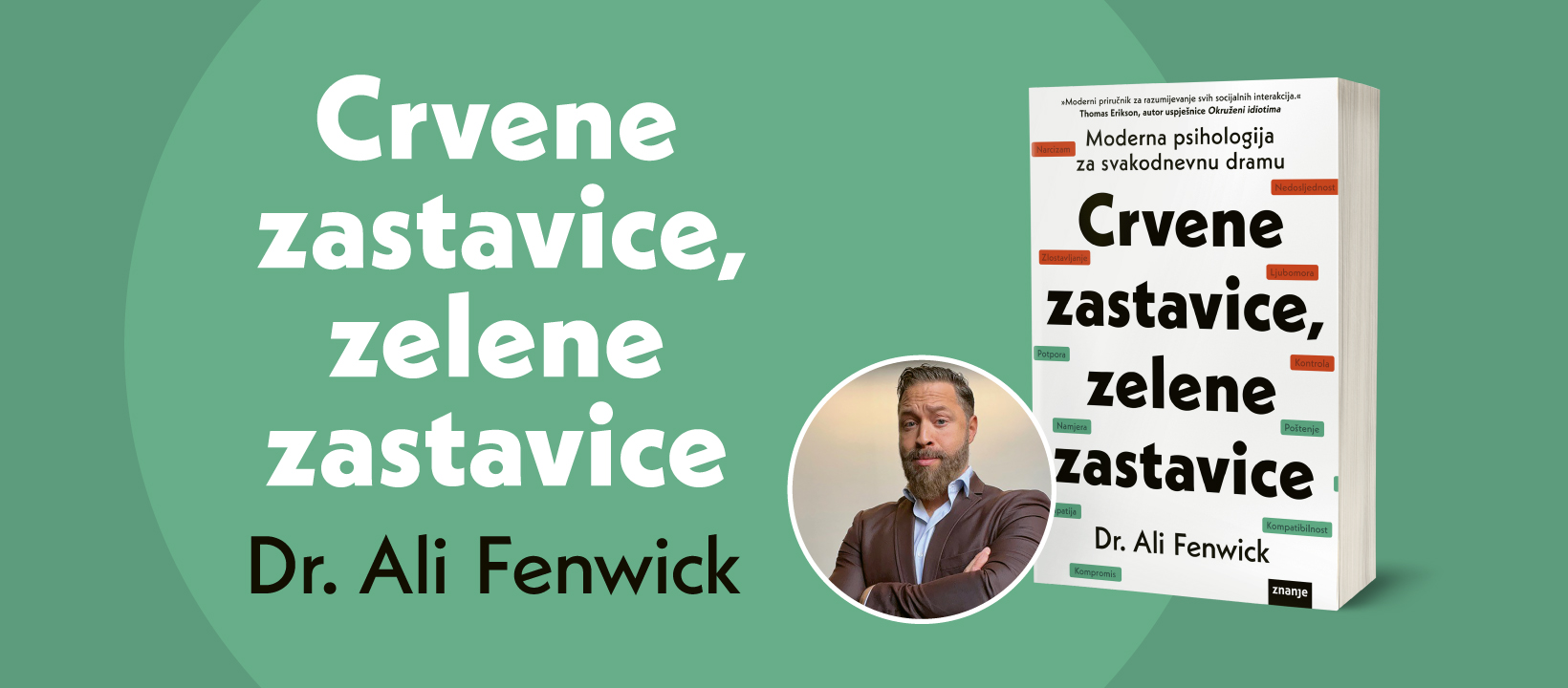 Crvene zastavice, zelene zastavice: omiljeni psiholog dr. Ali Fenwick dolazi u Zagreb 